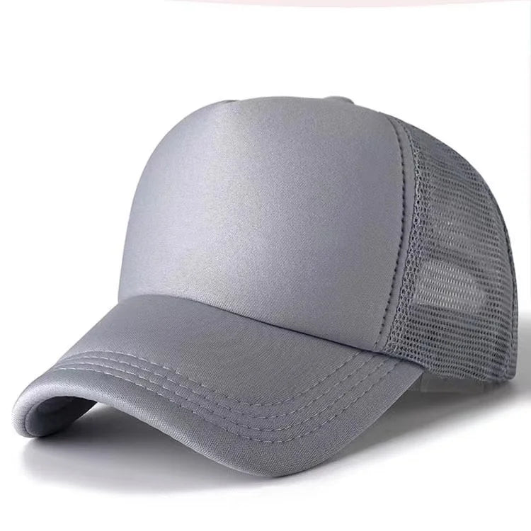 Custom Designed Logo Printed Embroidered Fitted Mesh Hat Sports Custom Foam Trucker Hat