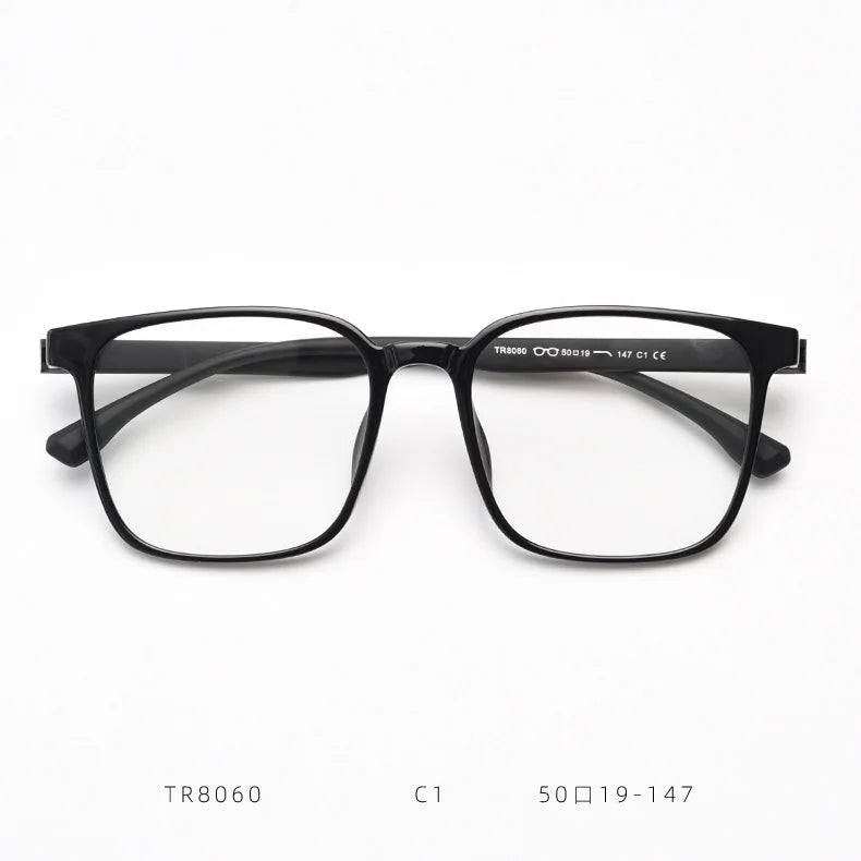 2023 Optical Rectangular Ultralight TR90 Business Men/Women Glasses Frames Prescription Eyeglasses Full Rim Eyewear CE UV400