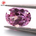 Redleaf Gems Oval Shape pink Sapphire Gemstone Price Per Carat Lab Grown Gems