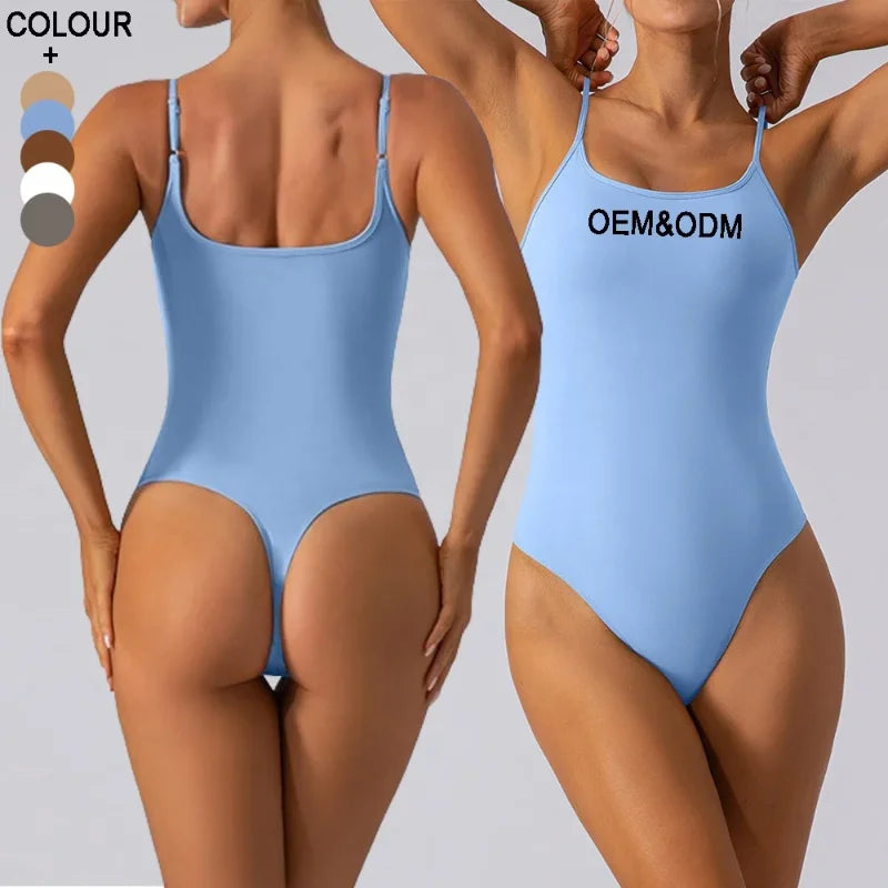 Activewear Wholesale Women Sexy Bodysuit Yoga Jumpsuit One Piece Sports Jumpsuit
