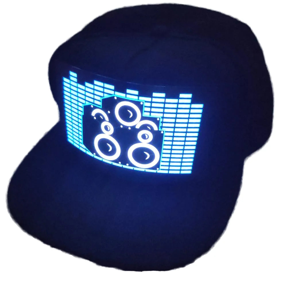 Light up Equalizer Adults Men Hat Baseball Caps with Led Light