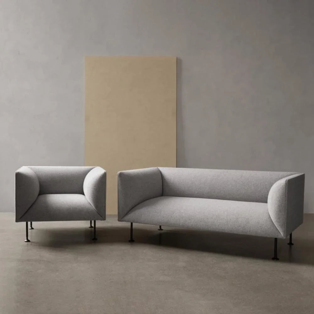 Q-642 Cheap Office Furniture Fabric PU Leather L Shaped Sofa Set Furniture Living Room Sofa Leather Office Sofa Set