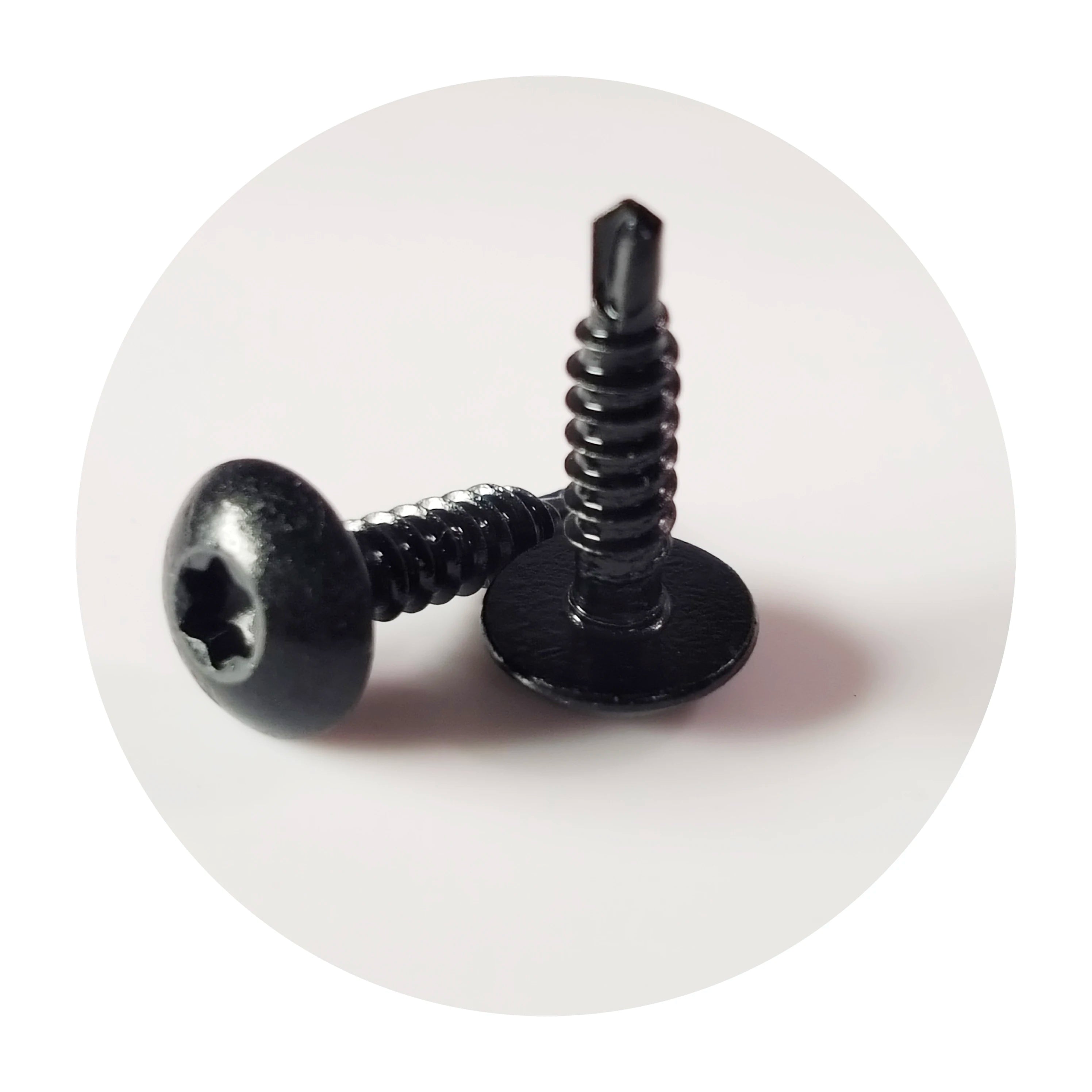 Head Torx Self-Drilling Screw Carbon Steel Hardened Dacromet 1000H Anti-Rust Black Oxide Finish Metric/Inch Measurement System