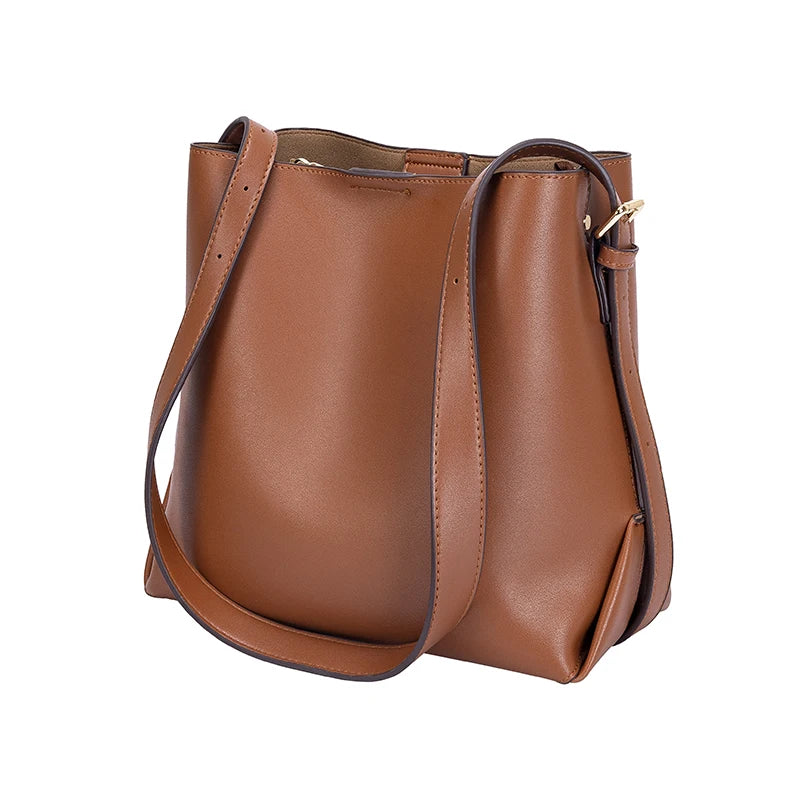 New Design Fashion Handbag Ladies Shoulder Hand Bags Luxury PU Leather Bucket Bag Purses Handbags for Women