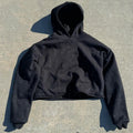 New Arrival French Terry Hoodie Black Acid Washed Hoodie Men Customized Full Zip up Plus Size Hoodies
