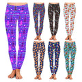 2025 Hot Sale High Waist Yoga Pants Printed Christmas Sports Fitness Athletic Leggings Trouser Women Leggings