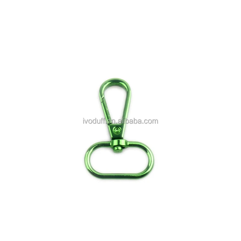 Ivoduff 25mm Colored Snap Hook Metal Swivel Hook for Bag
