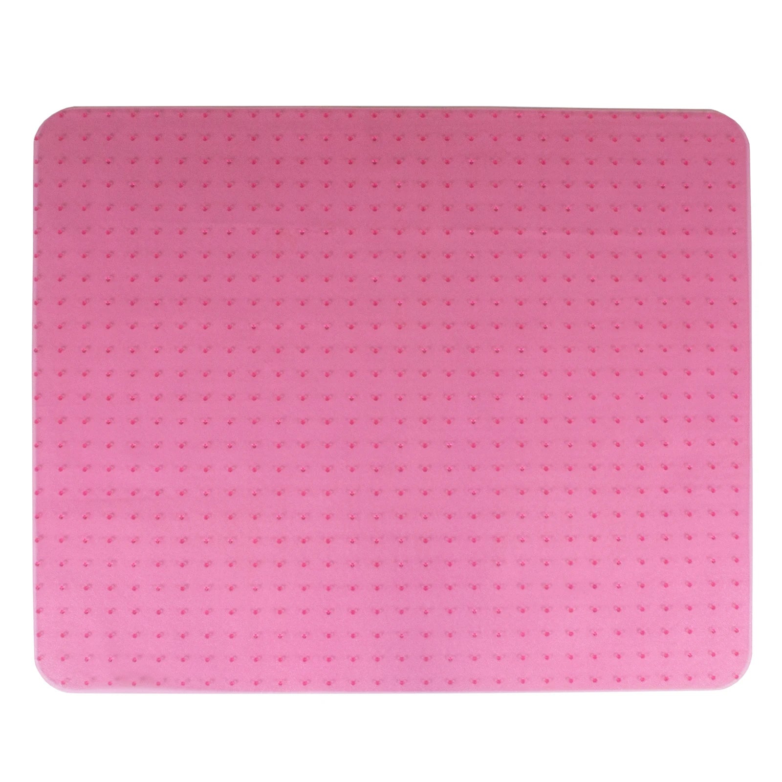 DEDAO Modern Washable Cushioned Desk Chair Mat for Carpet 36'' X 48'' Rectangle Pink PVC PET Friendly