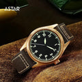 Rts Stock Drop Ship Luxury 5atm Curved Sapphire Classical Cusn8 Bronze pilot Seagull Hand Winding Luminous Watch for Sale