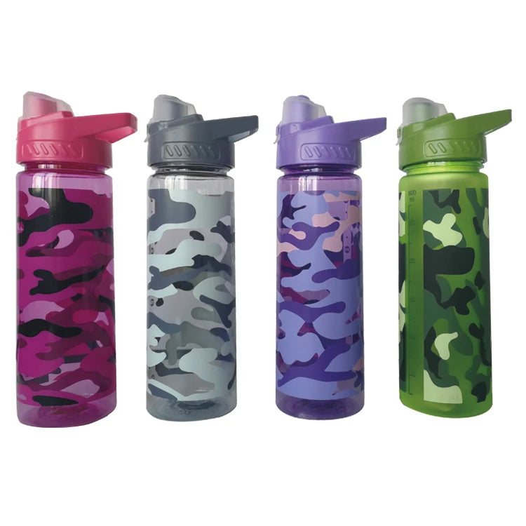 Eco Friendly Plastic Water Bottle with a Lot of Patterns in Hot Selling