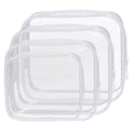 clear Make up Bag Customized Logo Women Clear Waterproof Pouches Travel Toiletry Transparent Pvc Cosmetic Bags with logo