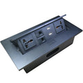Pop-up Alloy Housing Tabletop Power Socket Type C USB Multi-function Desktop Power Socket