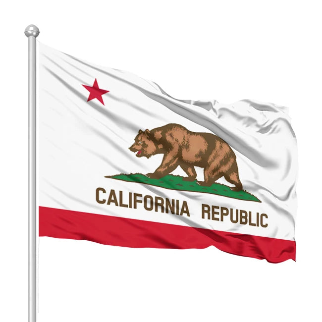 Customized American States Flags Thickened and Durable Waving Flags  California Flags