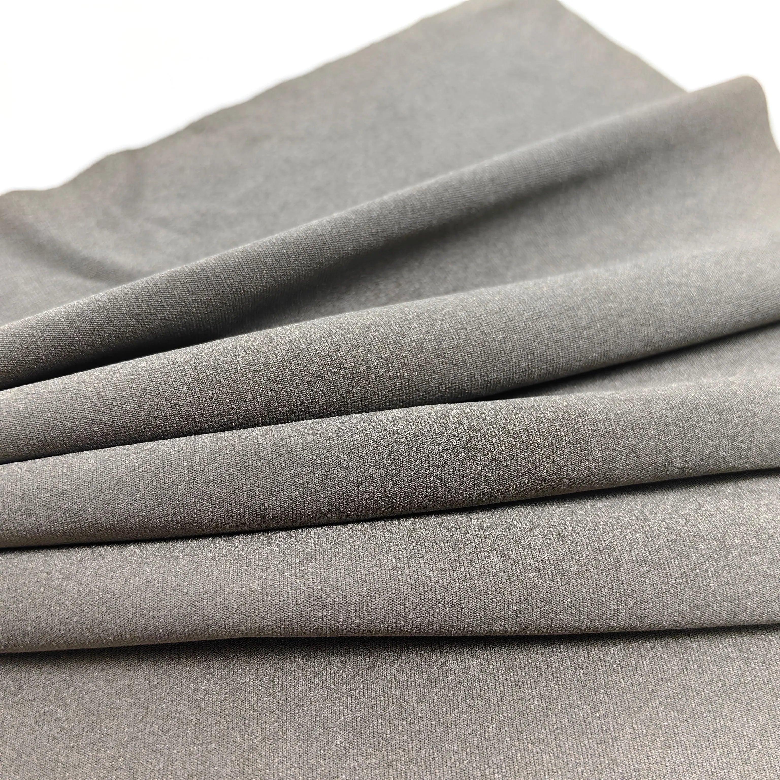 High Electrical 4-Way Stretch Woven Metallic Silver Fiber Fabric with EMF Shielding and Antibacterial Properties