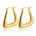 New Designer Non Tarnish Waterproof Hypoallergenic Circle Shaped Pendant Ear Rings for Women Fashion Jewelry Earrings Sets Women