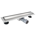 Rectangular Linear Shower Drain Stainless Steel Bathroom Floor Drain