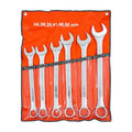 GTYPRO 6PCS Combination Wrench Spanner Set Kit  With Cloth Bag Open End Wrench Ring Ratchet Spanner