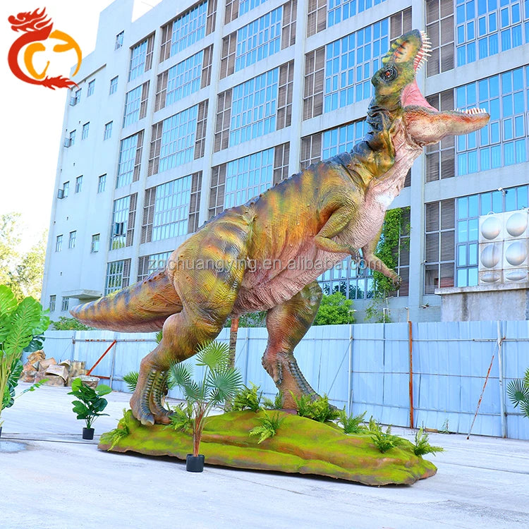 Electric Moving Realistic Dinosaur Park Dinosaurio Animatronic Dinosaur museum Figurine Sculptures Models T-rex