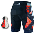 Custom Silicone Gripper 3 Pockets Men's Dry-Fit Gel Padded Sublimation Print Cycling Shorts Bicycle Shorts Bike Shorts for Men