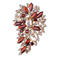 2025 Mixed Color on Wholesale Fashion Jewelry Colour Rhinestone Brooch for Garment Decorations