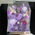 Enchanted Eternity Infinity Flower Real Preserved Roses Eternal Rose Box for Valentine's Day and Christmas Occasions