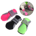 GMTPET OEM Classic Cloth Breathable Non-slip Soft Bottom Eco-Friendly Winter Dog Shoes Custom Logo-Puppy Footwear Sizes S/M/L/XL