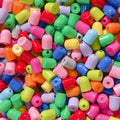 Acrylic Capsule Half Pills Straight Hole Beads DIY Mobile Phone Chain Jewelry Making