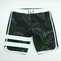 Custom Polyester Beach Shorts Men Surfing Board Short Swimwear Two Eyelets With Back Pocket Swimming Shorts Swim Trunk