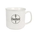 Custom logo  Mini 3 oz Customized Colored Campfire Mugs Enamel Ceramic Mug