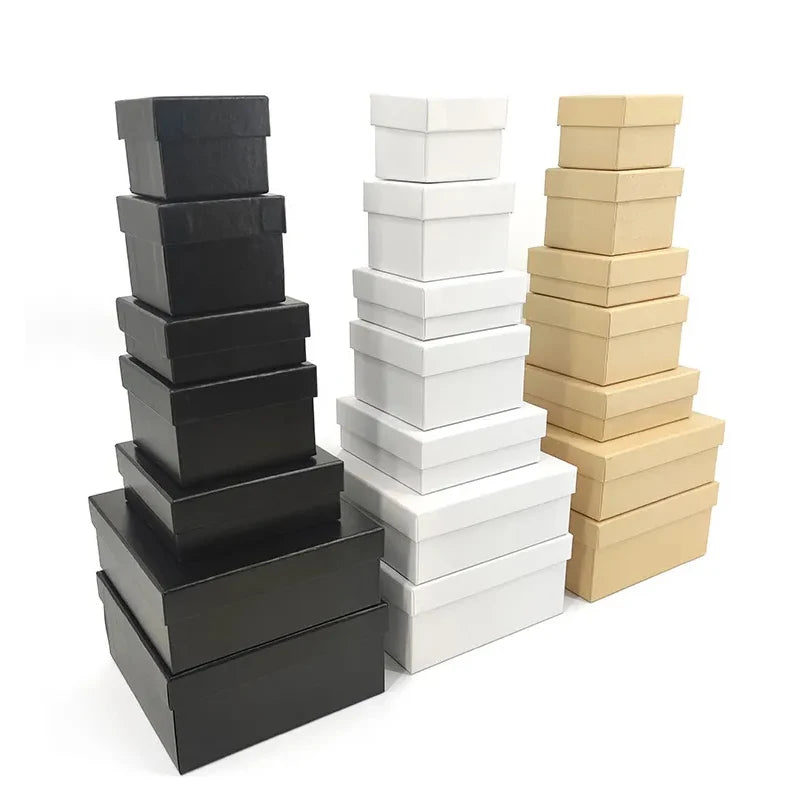 2026 New Trending Black Mailer Box Wholesale Custom Packaging Boxes Fashion Packaging Corrugated Mailing Box Cosmetic Grey Board