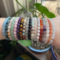 Crystal Women and Men Beaded Bracelet 6mm Crystal Bracelets Healing Natural Stone Wholesale Stone Bracelets Jewelry Gifts