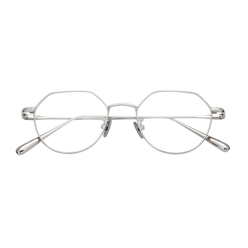 Unisex Ultralight Metal Frame Retro Computer Optical Glasses Blue Light Blocking Eyeglasses Eyewear