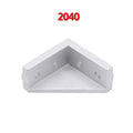 SDPSI 2040 Industrial Aluminum Profile Fastener 5pcs/lot 20x40 Corner Fitting Angle Aluminum Bracket Compatible 2040 Industrial