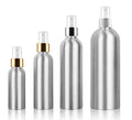 Customized Metal 30ml 50ml 100ml 250ml Aluminum Bottles with Screw Cap for Perfume Essential Oil Food Medicine Milk Spray