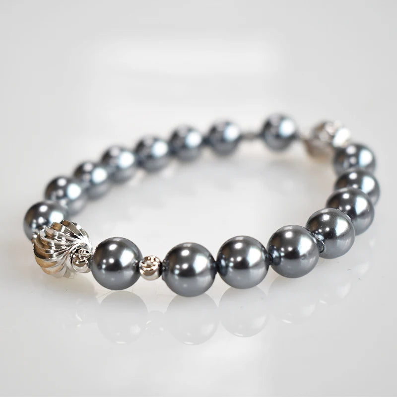 BMZ 2025 New Designer Pearl Bangle with Pearls Stainless Steel for Women