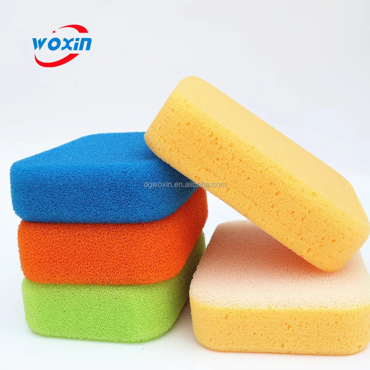 Custom Logo WOXIN Brand Epoxy Tile Grout Sponge Two-sided Extra Large (19x14x5cm) for Grout Cleaning