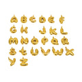 Initials Letter Pendant Charms 18k Gold Plated 26 English Alphabet Letter Charms for DIY Jewelry Making Findings Accessories