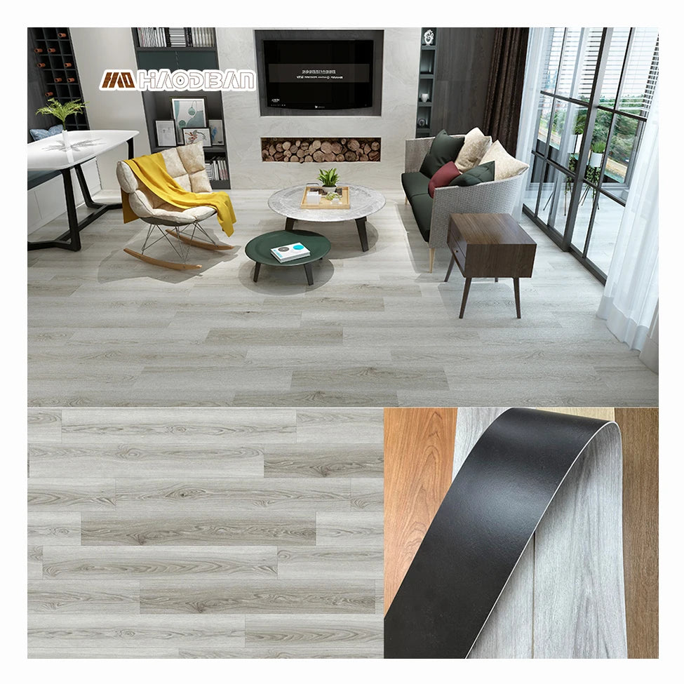 High Quality 0.5 Wear Layer LVT Dryback Luxury Plank Flooring Glue Down LVP Indoor with Graphic Design