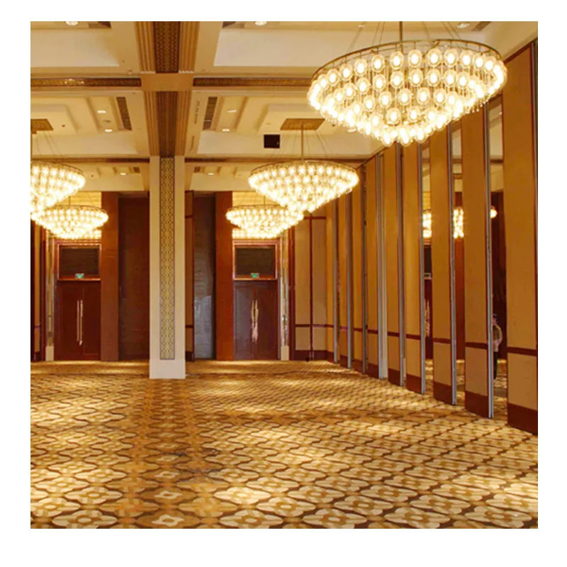 Modern Office Ballroom Sliding Folding Partition Hotel Moveable Soundproof Partition Doors Foldable Wall Room Partition