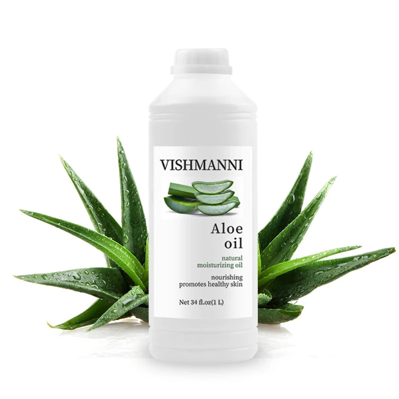 Wholesale 100% Organic Factory-Priced Aloe Vera Extract Carrier Oil Bulk Pure Aloe Vera Oil for Face Skin Hair Care