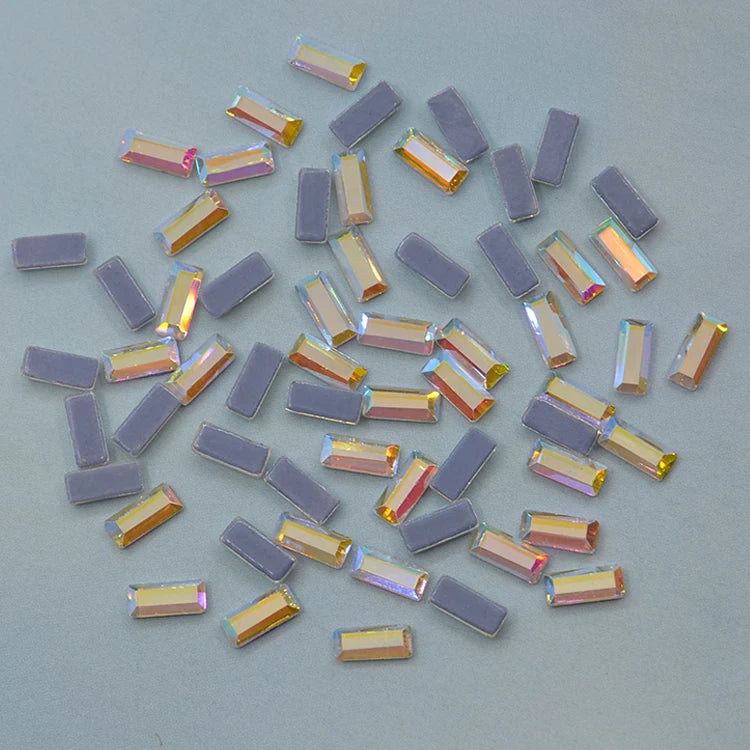 Crystal Fashionable Personality AB Fancy Stone Bulk Hotfix Flatback Loose Rhinestone for Clothing Decoration