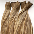 2026 New Cuticle Aligned Double Drawn Slavic Hair Weft Hand-tied Hair Extension Supplies