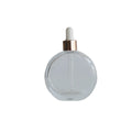 Factory Wholesale 60ml Oblate Essential Oil  Round Glass Dropper Bottle