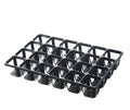 6/12/20/24/40 Cells Plant Pot Stand Plastic Seed Tray in Multi Size