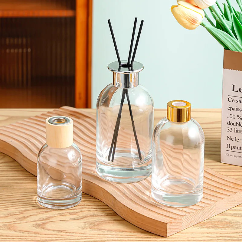 30ml 100ml 120ml 150ml 200ml 350ml air Freshener Perfume Glass Diffuser Bottles 4oz 12oz Bottle with Screw Cap