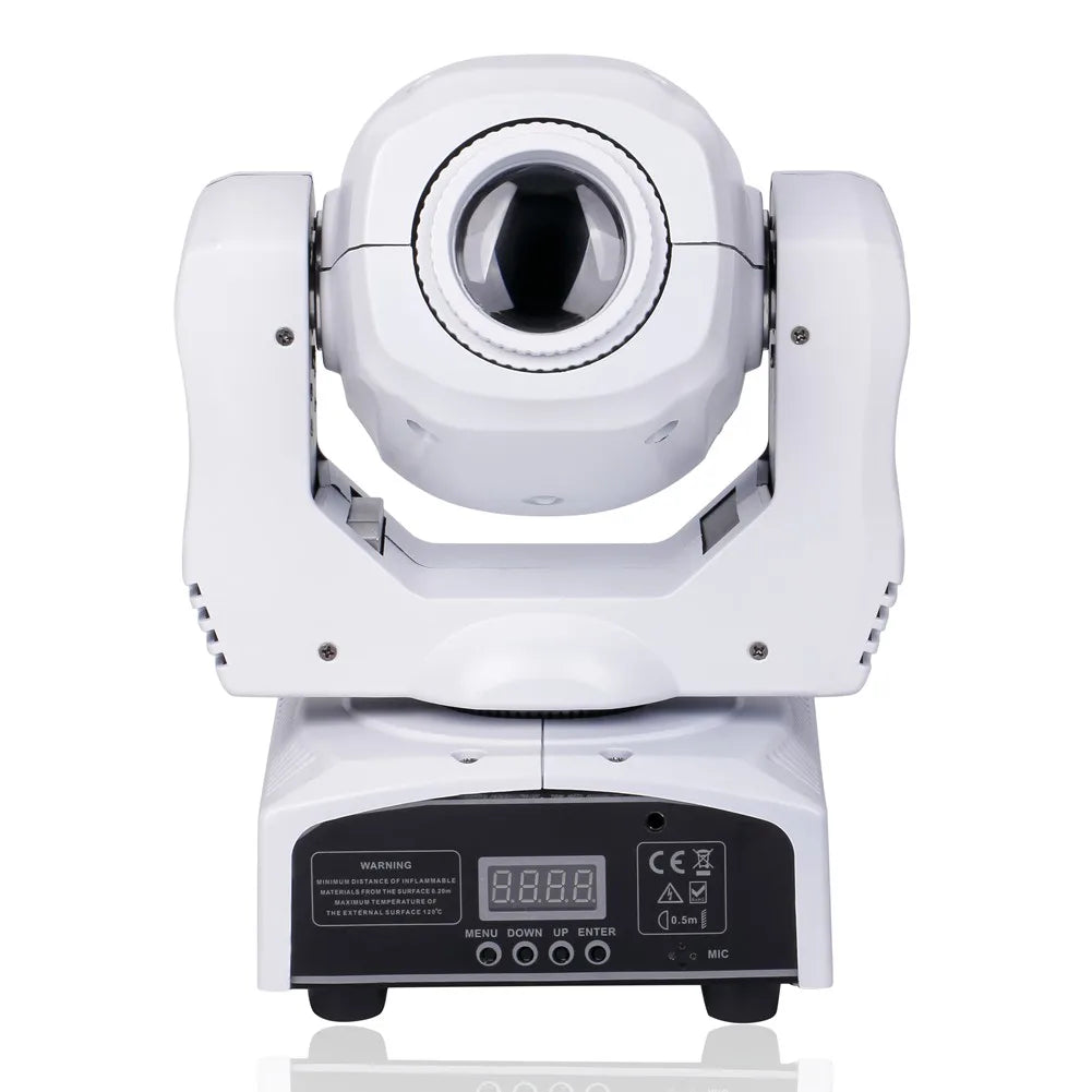 U`King 60w 8 Patterns White Stage Light LED Shaking Head Lights for Disco Dj Party Led Light