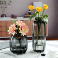 Modern Simple Coastal Style Flower Arrangement Tabletop Vase Glass Living Room Decoration