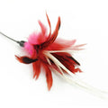 Spiral Soft Rod Feather Funny Cat Stick Kitty  Cat Teaser