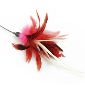 Spiral Soft Rod Feather Funny Cat Stick Kitty Cat Teaser
