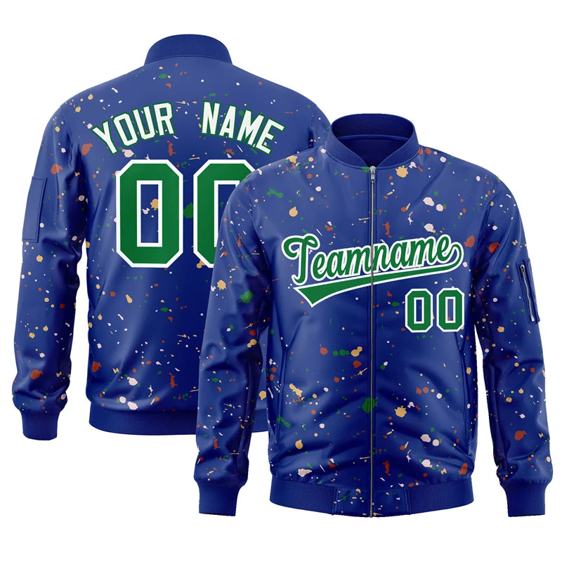 Unisex Casual Winter Coats Customizable Plus Size Men's Varsity Jacket Patch Thin Stand Baseball Bomber Personalized Street Wear